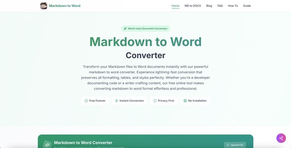 markdown to word