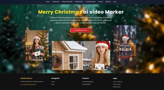 Merry Christmas AI Video Maker