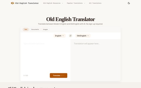 Old English Translator