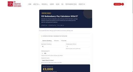 Redundancy Pay Calculator