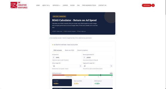 ROAS Calculator