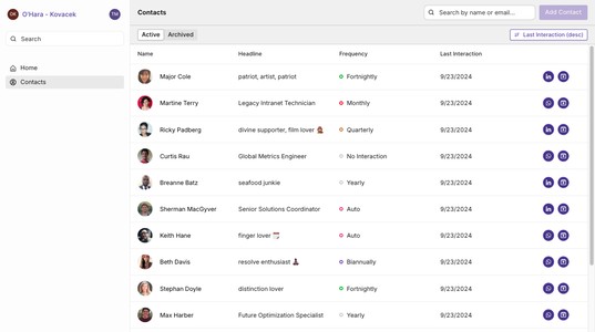 Rumo - AI-powered Personal CRM