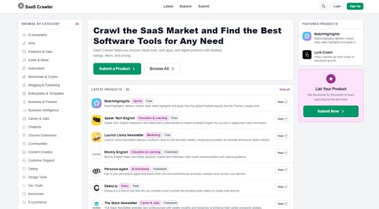 SaaS Crawler