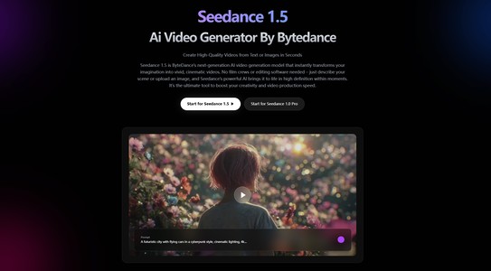 Seedance 1.5 Pro