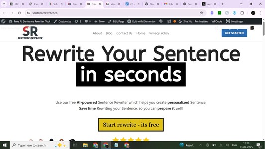 sentence rewriter