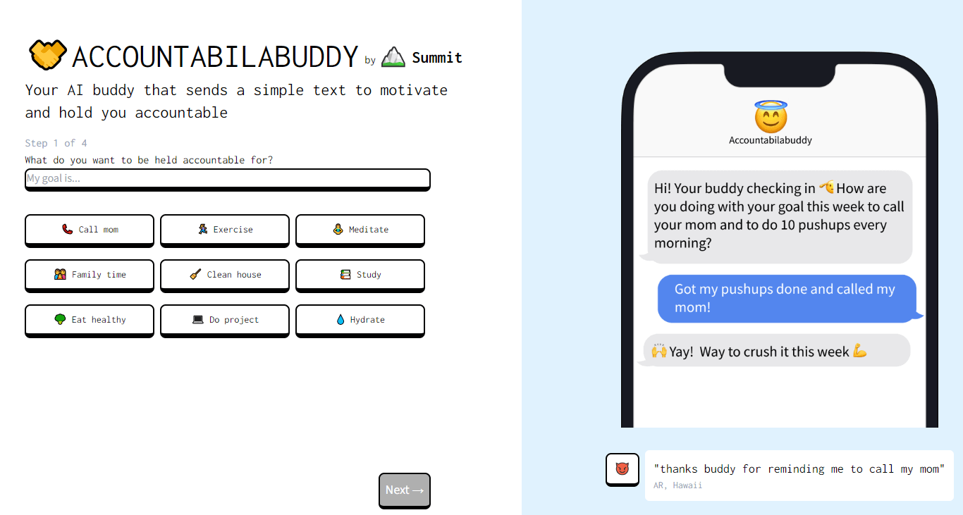 Accountabilibuddy by Summit