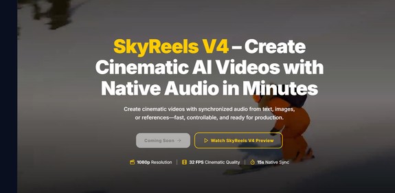Skyreels v4 AI Video Generator