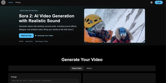 Sora 2: AI Video Generation with Realistic Sound