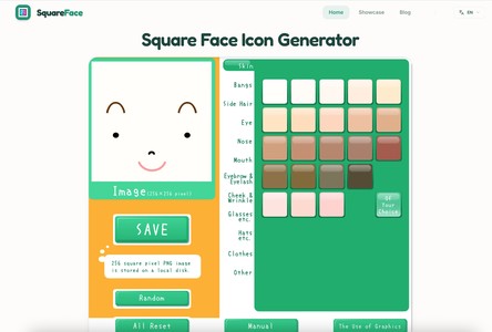 square face icon generator