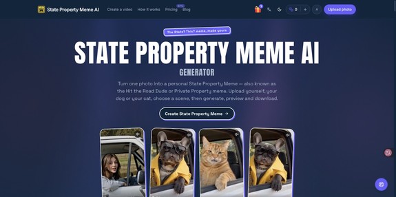 State Property Meme AI