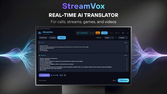 StreamVox - AI Live Translator