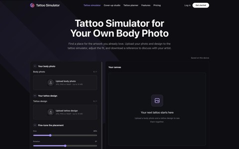 Tattoo Simulator