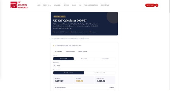 UK VAT Calculator