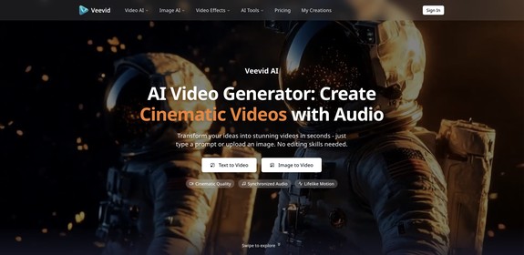 Veevid AI - Cinematic Video & Sound Engine