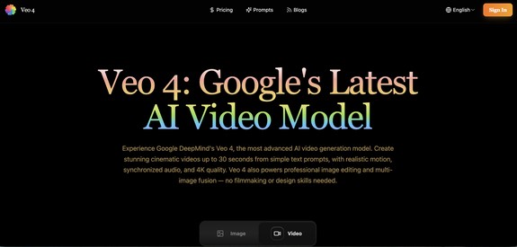 Veo 4 AI Video Generator