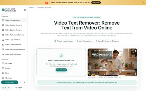 Video Text Remover AI