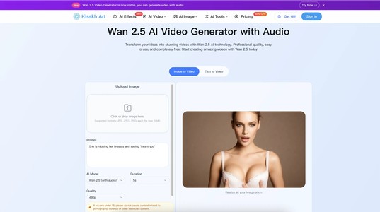 Wan 2.5 AI Video with Audio