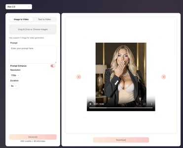 Wan 2.5 Video Generatot