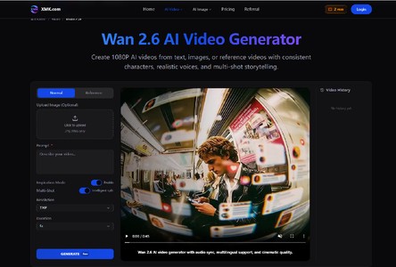 Wan 2.6 AI Video Generator