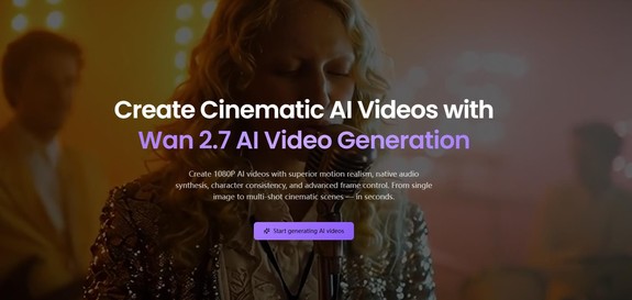 Wan 2.7 AI Video Generator