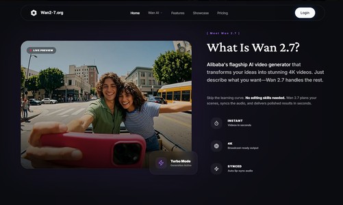 Wan 2.7 AI Video Generator
