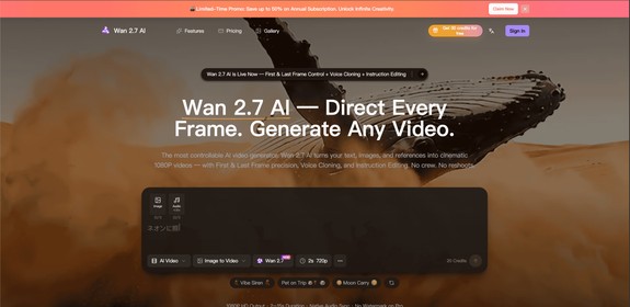 WAN Video Generator - Text to Video AI