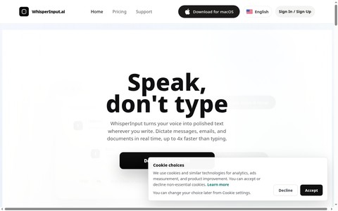Whisperinput.ai