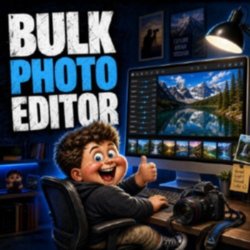 Bulk Photo Editor Logo