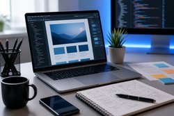 Business website development Logo