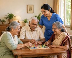 Day care centre for seniors in Chennai Logo